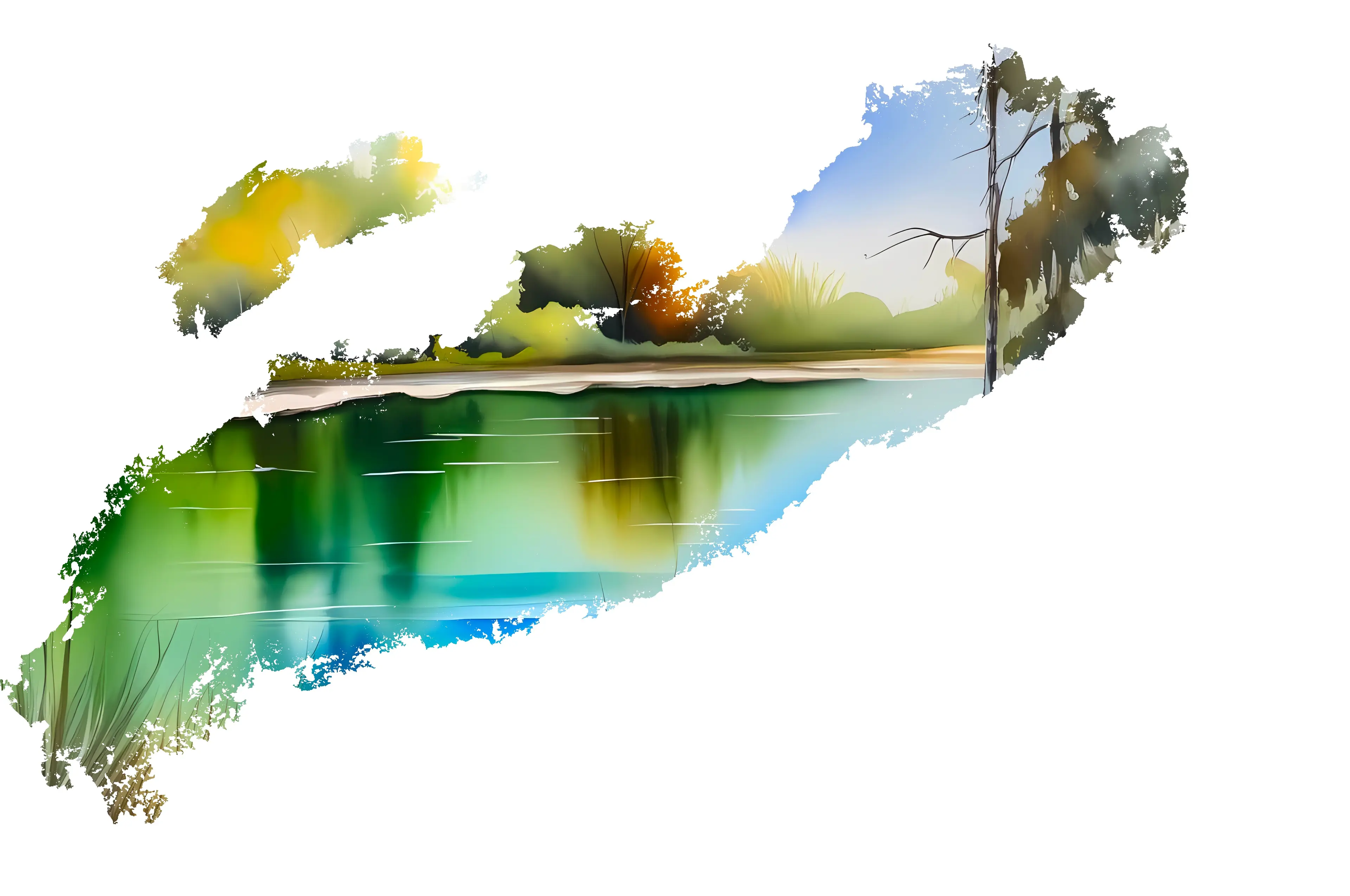 A splash of background color.